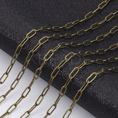 Brass Paperclip Chains CHC-S008-001A-AB-1