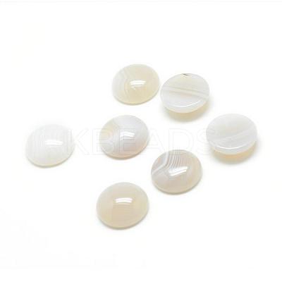 Natural Agate Gemstone Cabochons G-T020-12mm-28-1