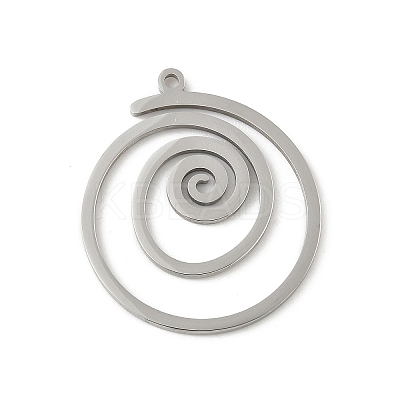 304 Stainless Steel Pendants LS-STAS-G355-08A-P-1