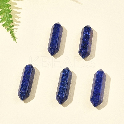 5Pcs Natural Lapis Lazuli Healing Stones G-FS0005-83B-1