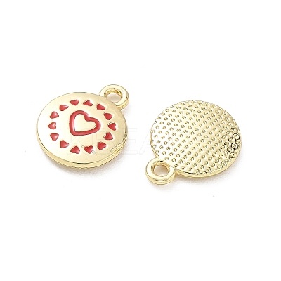 Alloy Enamel Pendants FIND-D044-10G-1