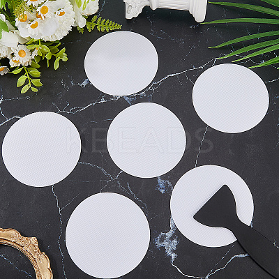 Flat Round PEVA Bathtub Non-Slip Stickers AJEW-CN0003-85A-1