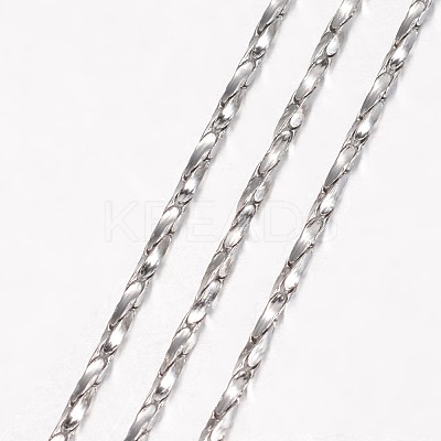 Non-Tarnish 304 Stainless Steel Necklace MAK-K062-06P-1.4mm-1