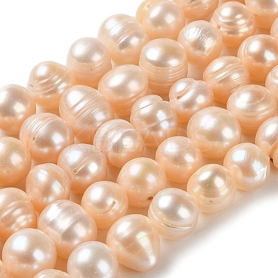 Natural Cultured Freshwater Pearl Beads Strands PEAR-E018-26-1