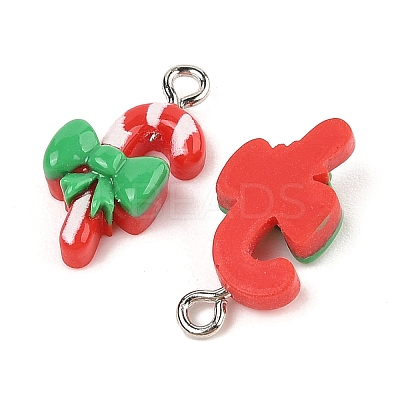 Christmas Theme Opaque Resin Pendants LS-RESI-S08-01H-1