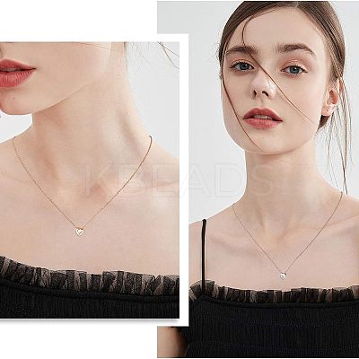304 Stainless Steel Pendant Necklaces NJEW-UN0001-02-1
