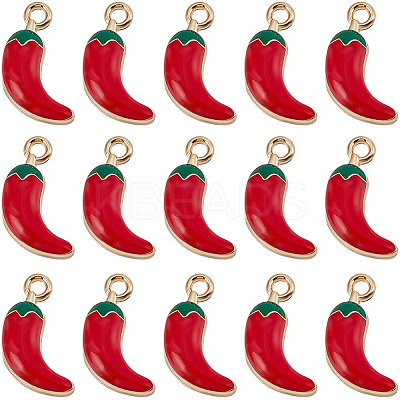 40Pcs Eco-Friendly Zinc Alloy Charms ENAM-SC0004-99-1