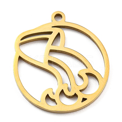 304 Stainless Steel Pendants STAS-Z043-01K-1