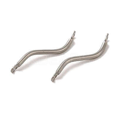Non-Tarnish 304 Stainless Steel Links Connector Charms STAS-Q323-13P-1