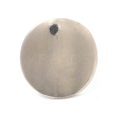 Brass Flat Round Open Cuff Ring for Women KK-H434-26P-1