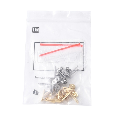 16Pcs 2 Colors 201 Stainless Steel Stud Earring Findings with Hole EJEW-FS0001-18-1