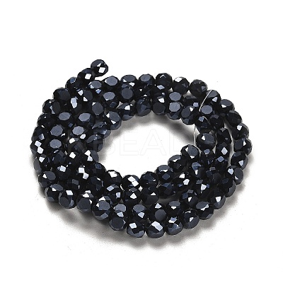 Electroplate Glass Beads EGLA-D028-18-1