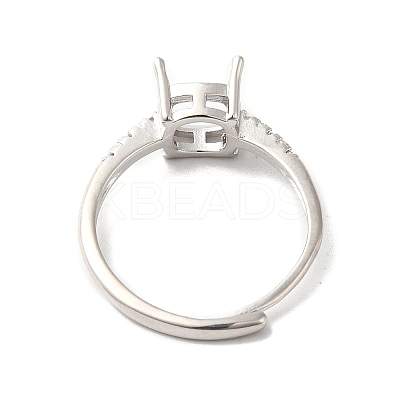 Adjustable Alloy Pad Ring Settings KK-C022-01A-P-1