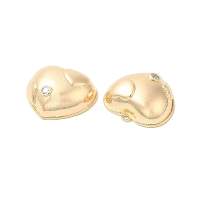 Brass & Cubic Zirconia Pendants KK-Q773-19G-1