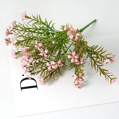 Plastic & Silk Artificial Flower PW-WG3F514-03-1