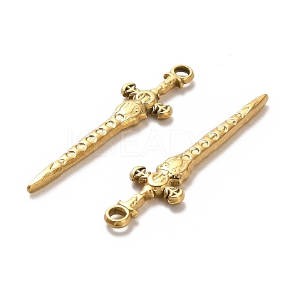 304 Stainless Steel Pendants STAS-B054-06G-1