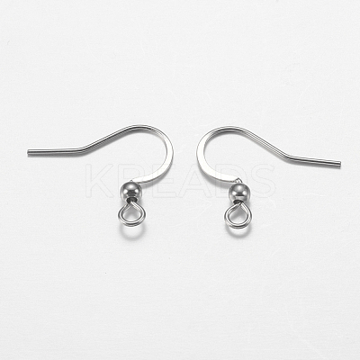 Tarnish Resistant 316 Surgical Stainless Steel French Earring Hooks STAS-F149-31P-1