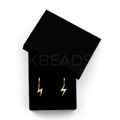 Brass Huggie Hoop Earrings EJEW-JE04228-02-1