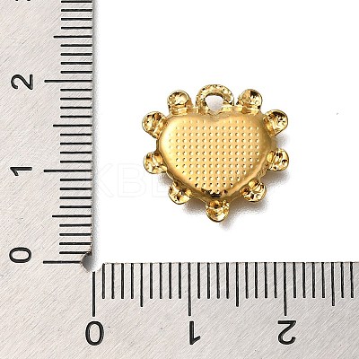 Ion Plating(IP) 304 Stainless Steel Pendant Cabochon Settings STAS-H225-08G-1