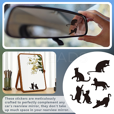 1Pc Waterproof PVC Electrostatic Stickers DIY-OC0013-20B-1