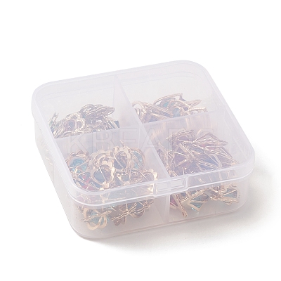 80Pcs 4 Style Rack Plating Eco-Friendly Iron Pendants IFIN-FS0001-24-1