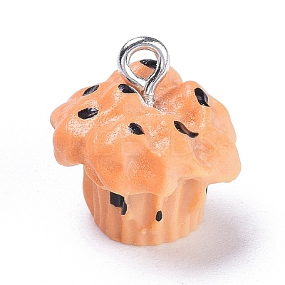 Resin Pendants RESI-K009-02P-1