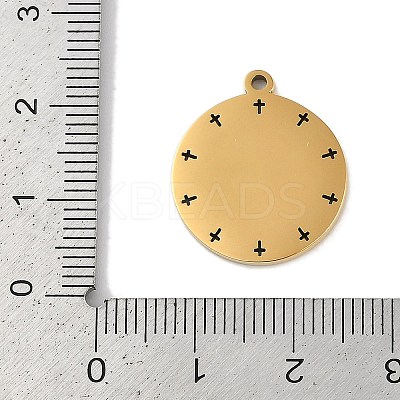Ion Plating(IP) 304 Stainless Steel Pendants STAS-M080-12G-05-1