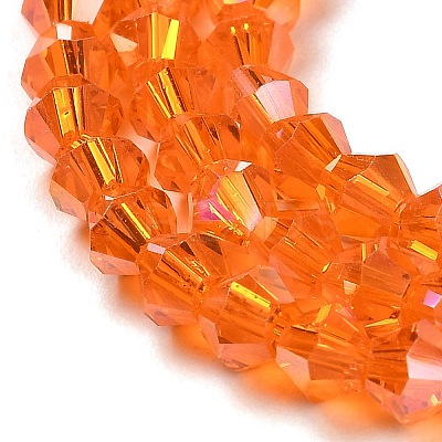 Transparent Electroplate Glass Beads Strands LS-GLAA-F029-2mm-A11-1