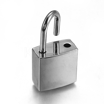 Rectangle Alloy Padlock Mini Lock with Key PALLOY-H191-02P-1