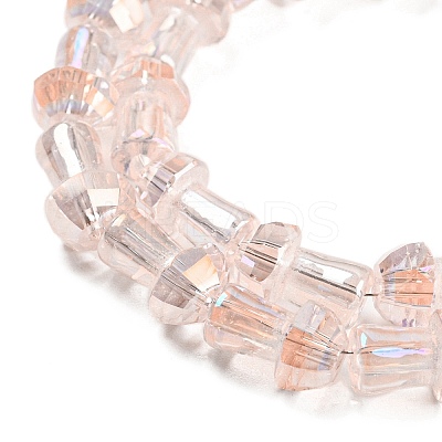 Electroplate Glass Beads Strands GLAA-K064-01A-04-1