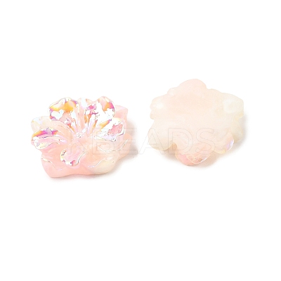 Luminous Resin Cabochons LS-RESI-E033-02G-1