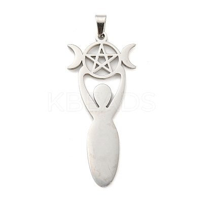 Non-Tarnish 304 Stainless Steel Pendants LS-STAS-P330-02P-1