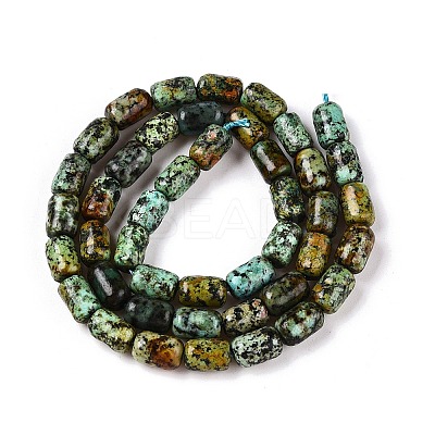 Natural African Turquoise(Jasper) Beads Strands G-G980-33A-1