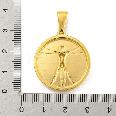 Ion Plating(IP) 304 Stainless Steel Pendants STAS-R231-13A-G-1