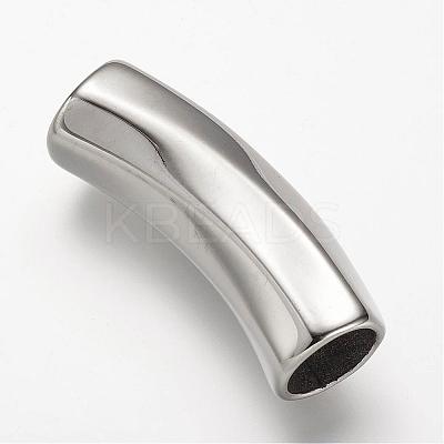 Tarnish Resistant 304 Stainless Steel Tube Beads STAS-F063-06-1