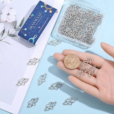 60Pcs Tibetan Style Alloy Connector Charms TIBE-SC0001-86-1