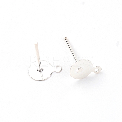 Iron Stud Earring Settings FIND-WH0072-93A-S-1