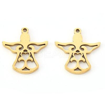 PVD Vacuum Plating 304 Stainless Steel Pendants STAS-N092-66G-1