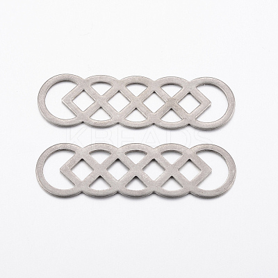 Tarnish Resistant 201 Stainless Steel Links connectors X-STAS-L200-04P-1