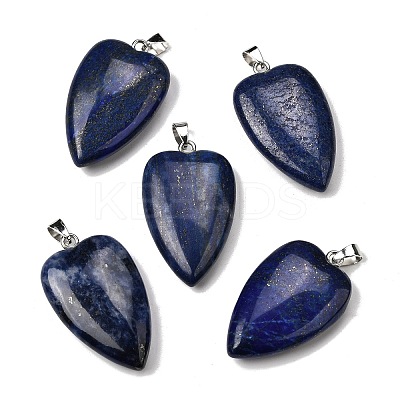 Dyed Natural Lapis Lazuli Pendants G-F820-04P-10-1