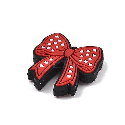 Valentine's Day Silicone Beads SIL-I020-03B-1