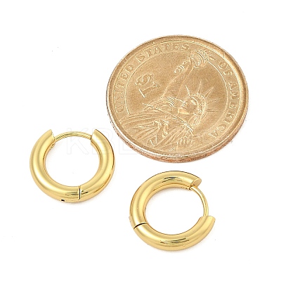 PVD Vacuum Plating 304 Stainless Steel Huggie Hoop Earrings for Women EJEW-F280-07K-G-1