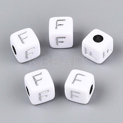 Opaque Acrylic Beads SACR-T035-03F-1
