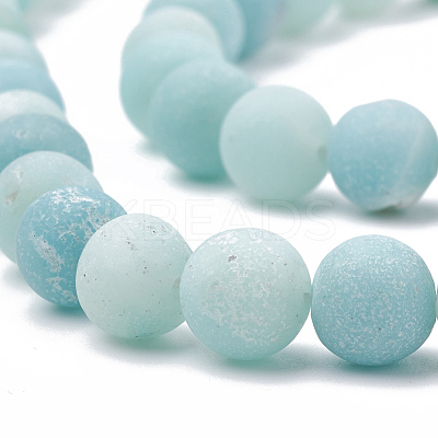 Natural Amazonite Beads Strands G-T106-189-1