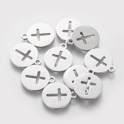 Non-Tarnish 304 Stainless Steel Charms STAS-Q201-T066-1