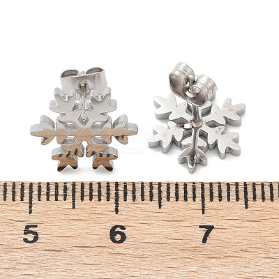 Tarnish Resistant 304 Stainless Steel Ear Studs EJEW-P045-01P-1