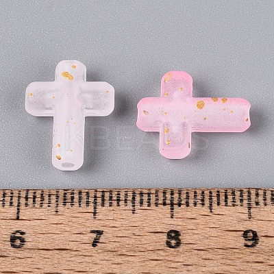 Gradient Color Transparent Acrylic Beads OACR-M023-03E-1