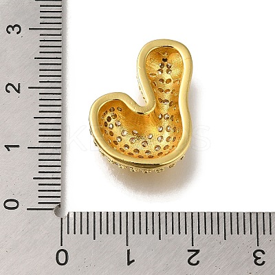 Brass with Cubic Zirconia Pendants KK-Q818-02L-G-1