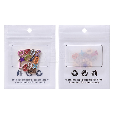 Alloy Enamel Beads ENAM-R055-03-RS-1