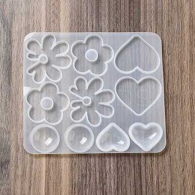 DIY Bohemian Style Pendant & Cabochon Silicone Molds DIY-A039-04-1